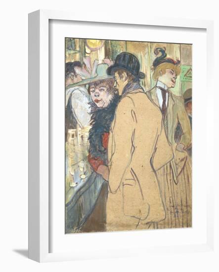 Alfred la Guigne, 1894-Henri de Toulouse-Lautrec-Framed Giclee Print