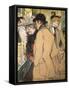 Alfred La Guigne-Henri de Toulouse-Lautrec-Framed Stretched Canvas
