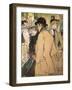 Alfred La Guigne-Henri de Toulouse-Lautrec-Framed Art Print