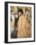 Alfred La Guigne-Henri de Toulouse-Lautrec-Framed Art Print