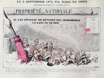 Defense De Deposer Des Immondices Le Long De Ce Mur, Caricature of Second Empire Politicians-Alfred Le Petit-Giclee Print