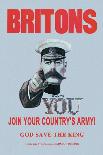 Britons: Join Your Country's Army-Alfred Leete-Framed Art Print