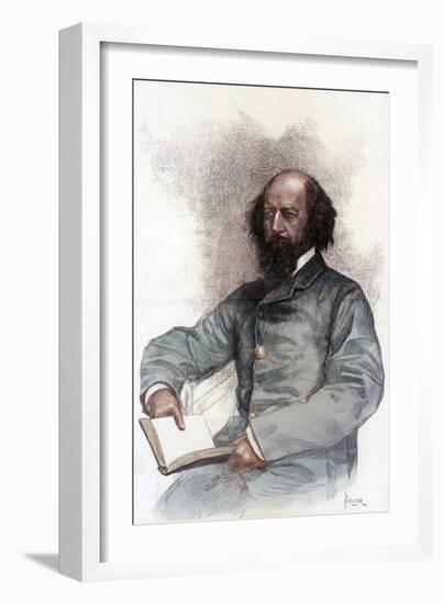 Alfred Lord Tennyson (1809-189), English Poet, 1884-Amedee Forestier-Framed Giclee Print