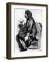 Alfred, Lord Tennyson, British Poet, 1855-Dante Gabriel Rossetti-Framed Giclee Print