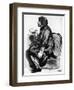 Alfred, Lord Tennyson, British Poet, 1855-Dante Gabriel Rossetti-Framed Giclee Print
