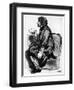 Alfred, Lord Tennyson, British Poet, 1855-Dante Gabriel Rossetti-Framed Giclee Print