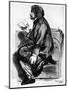 Alfred, Lord Tennyson, British Poet, 1855-Dante Gabriel Rossetti-Mounted Giclee Print