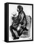 Alfred, Lord Tennyson, British Poet, 1855-Dante Gabriel Rossetti-Framed Stretched Canvas