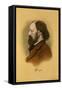 Alfred, Lord Tennyson, English Poet Laureate-Science Source-Framed Stretched Canvas