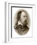 Alfred, Lord Tennyson, English Poet-M Arnault-Framed Giclee Print