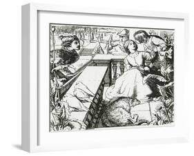 Alfred Lord Tennyson --John Everett Millais-Framed Giclee Print