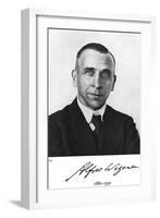 Alfred Lothar Wegener, German Geophysicist and Meteorologist-null-Framed Giclee Print