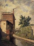 La Bièvre, rue Croulebarbe (Usine de la veuve Lanier), Paris (XIIIème arr.)-Alfred-Louis Bahuet-Stretched Canvas