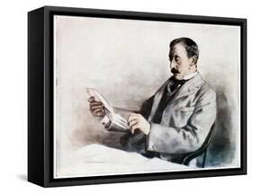 Alfred Milner, 1st Viscount Milner, British Statesman, Early 20th Century-Mortimer L Menpes-Framed Stretched Canvas