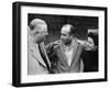 Alfred Neubauer with Juan Manuel Fangio and His Wife, C1954-C1955-null-Framed Photographic Print