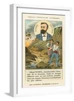 Alfred Nobel, Swedish Chemist and Industrialis Who Invented Dynamite-null-Framed Giclee Print