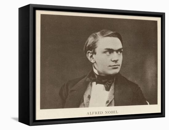 Alfred Nobel Swedish Inventor Manufacturer and Prize-Giver Aged About 30-null-Framed Stretched Canvas