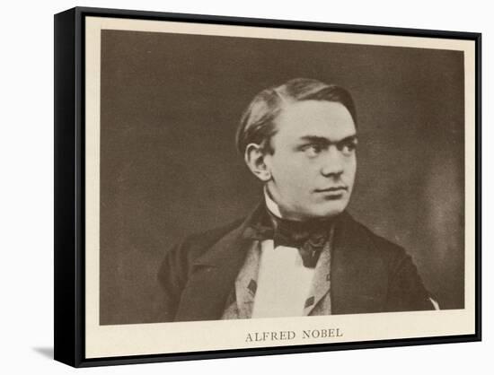 Alfred Nobel Swedish Inventor Manufacturer and Prize-Giver Aged About 30-null-Framed Stretched Canvas