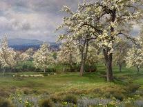 Spring in the Orchard-Alfred Parsons-Framed Stretched Canvas