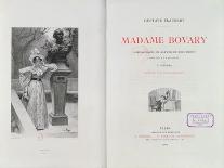 Frontispiece of 'Madame Bovary' by Gustave Flaubert, Engraved by Carlo Chessa-Alfred Paul Marie Richemont-Stretched Canvas