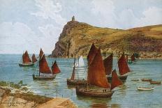 Polperro, from the Cliffs-Alfred Robert Quinton-Giclee Print
