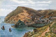 Polperro, from the Cliffs-Alfred Robert Quinton-Giclee Print