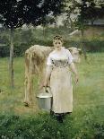 The Farm Maid, 1887-Alfred Roll-Framed Giclee Print