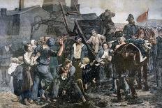 The Miner's Strike in Carmaux, 1892-Alfred Roll-Giclee Print
