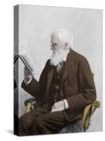 Alfred Russel Wallace, Welsh Naturalist-Science Source-Stretched Canvas