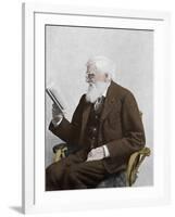 Alfred Russel Wallace, Welsh Naturalist-Science Source-Framed Giclee Print