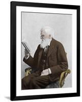 Alfred Russel Wallace, Welsh Naturalist-Science Source-Framed Giclee Print