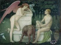 Eros and Ganymede-Alfred Sacheverell Coke-Framed Stretched Canvas