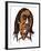 Alfred Schnittke - colour caricature-Neale Osborne-Framed Giclee Print