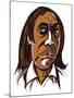 Alfred Schnittke - colour caricature-Neale Osborne-Mounted Giclee Print