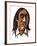 Alfred Schnittke - colour caricature-Neale Osborne-Framed Giclee Print