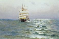 Tall Ship-Alfred Serenius Jensen-Stretched Canvas