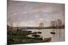 ALFRED SISLEY (1839-1899)/ THE SEINE AT ARGENTHEUIL, 1872. Location: MUSEE D'ORSAY, FRANCE-Alfred Sisley-Mounted Poster