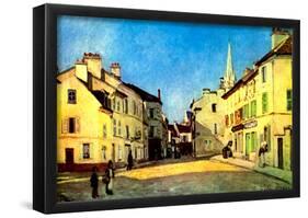 Alfred Sisley A Place in Argenteuil Art Print Poster-null-Framed Poster
