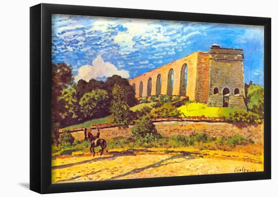 Alfred Sisley Aqueduct in Port Marly Art Print Poster-null-Framed Poster