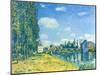 Alfred Sisley (Bridge at Moret in Summer) Art Poster Print-null-Mounted Poster