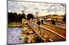 Alfred Sisley Bridge in Argenteuil Art Print Poster-null-Mounted Poster