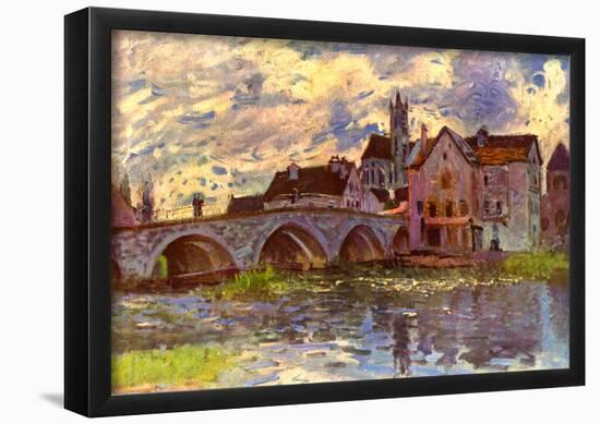 Alfred Sisley Bridge of Moret Art Print Poster-null-Framed Poster