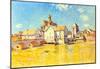 Alfred Sisley Bridge of Moret in Morning Sun Art Print Poster-null-Mounted Poster