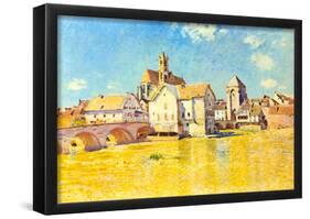 Alfred Sisley Bridge of Moret in Morning Sun Art Print Poster-null-Framed Poster