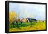 Alfred Sisley Farming Art Print Poster-null-Framed Poster