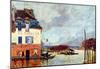 Alfred Sisley Flood at Port Marly 2 Art Print Poster-null-Mounted Poster