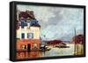 Alfred Sisley Flood at Port Marly 2 Art Print Poster-null-Framed Poster