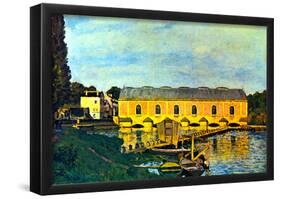 Alfred Sisley Machine House of the Pump in Marly Art Print Poster-null-Framed Poster