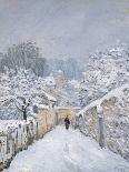 The Flood at Port-Marly-Alfred Sisley-Giclee Print