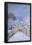 Alfred Sisley Snow in Louveciennes Art Print Poster-null-Framed Poster